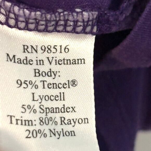 Coldwater Creek purple XL 16 sleeveless shell - Picture 7 of 8